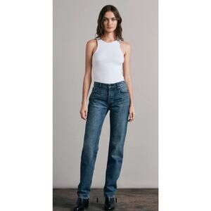 Rag & Bone Peggy Straight Jeans•Women 27•Mid Rise Rigid 100% Cotton Denim Siesta
